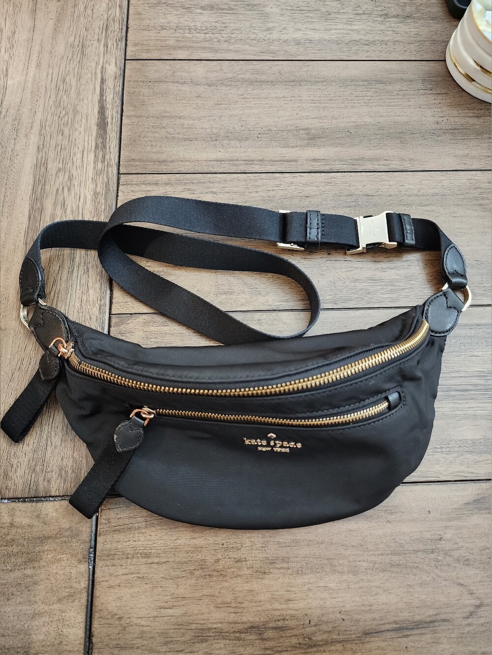 kate spade Black Nylon Belt Bag